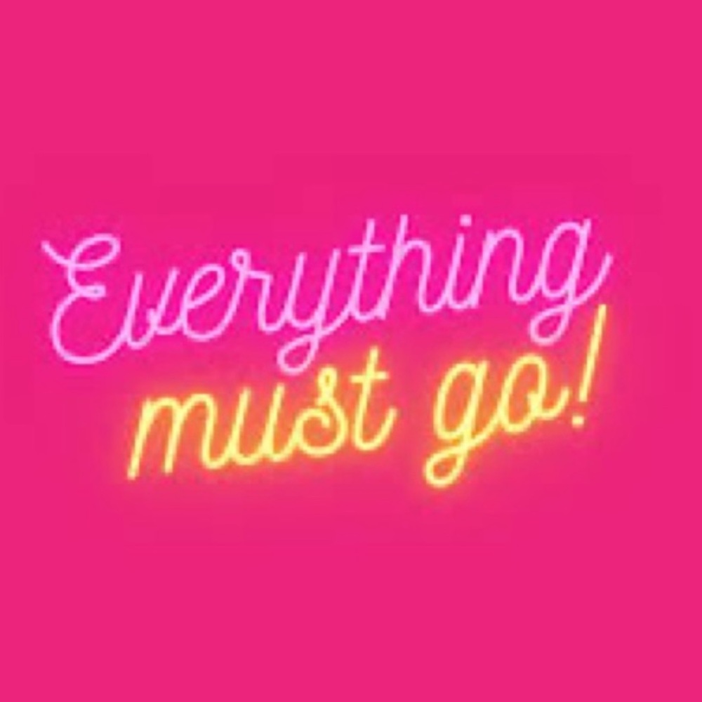 Everything goes moving sale
